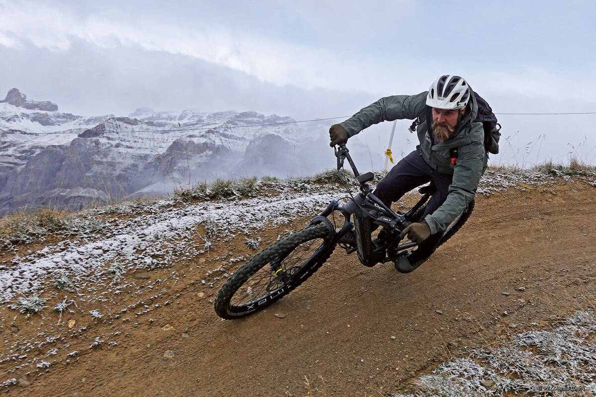 Im Skigebiet von Leukerbad wurde ein abwechslungsreicher Bike-Trail angelegt.