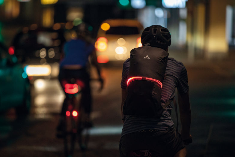 OSRAM LED ready, Licht am Rucksack